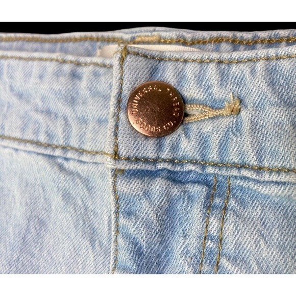 Universal Thread VTG Stretch Midi Denim‎ Shorts Plus Sz 24W Fitted Hip & Leg NWT - Picture 9 of 11